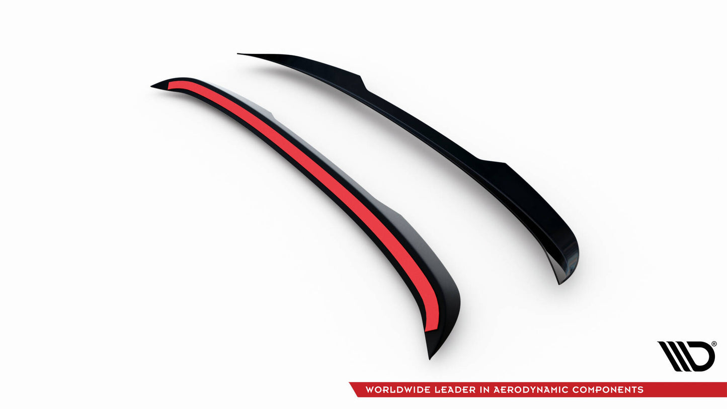 Maxton Spoiler CAP für Porsche Cayenne Coupe Mk3 schwarz Hochglanz