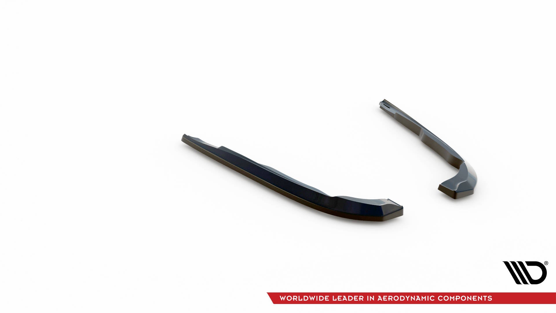 Maxton Heck Ansatz Flaps Diffusor V.1 für Infiniti Q50 S Mk1 schwarz Hochglanz