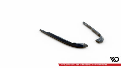 Maxton Heck Ansatz Flaps Diffusor V.1 für Infiniti Q50 S Mk1 schwarz Hochglanz