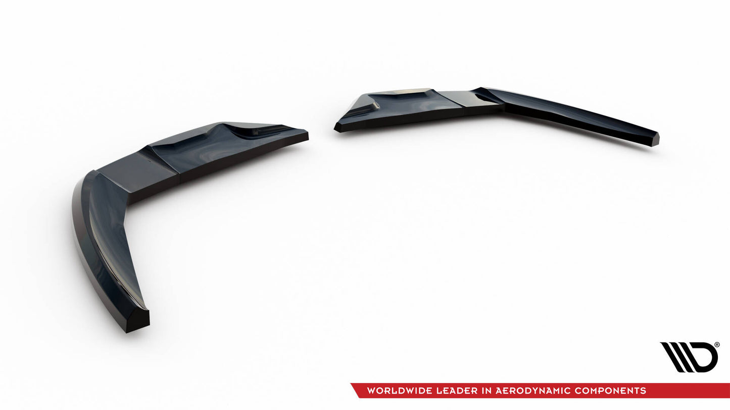 Maxton Heck Ansatz Flaps Diffusor für Ford Edge ST Mk2  schwarz Hochglanz