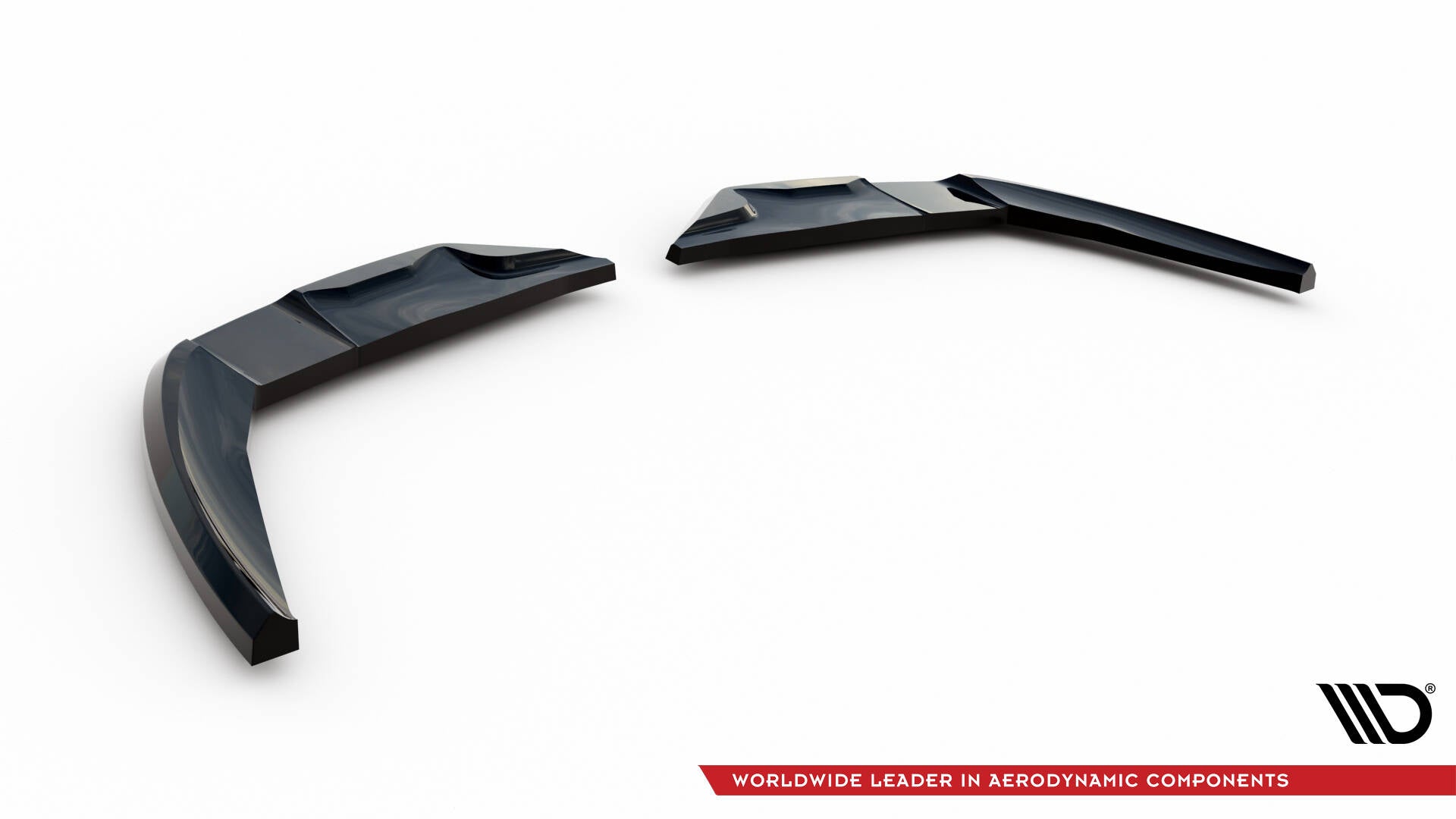 Maxton Heck Ansatz Flaps Diffusor für Ford Edge ST Mk2  schwarz Hochglanz