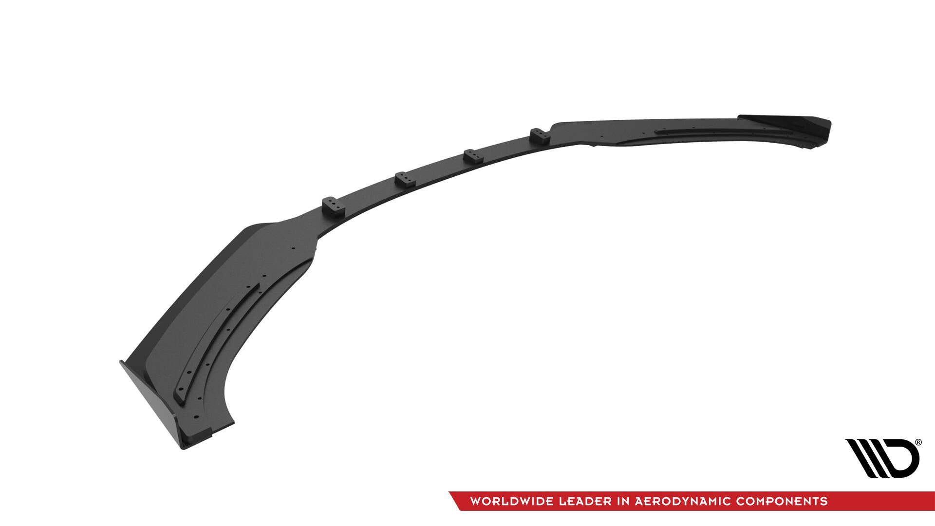 Maxton Street Pro Front Ansatz für +Flaps für + Flaps Audi TT S / S-Line 8S schwarz Hochglanz