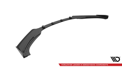 Maxton Street Pro Front Ansatz für +Flaps für + Flaps Audi TT S / S-Line 8S schwarz Hochglanz