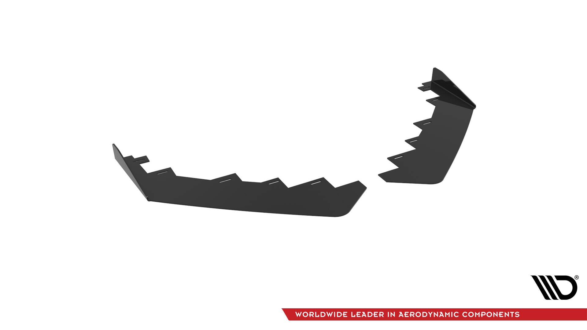 Maxton Front Flaps Audi TT S / S-Line 8S schwarz Hochglanz