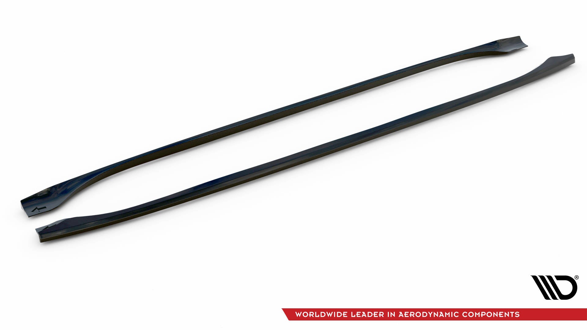 Maxton Seitenschweller Ansatz für Chrysler Pacifica Mk2 schwarz Hochglanz