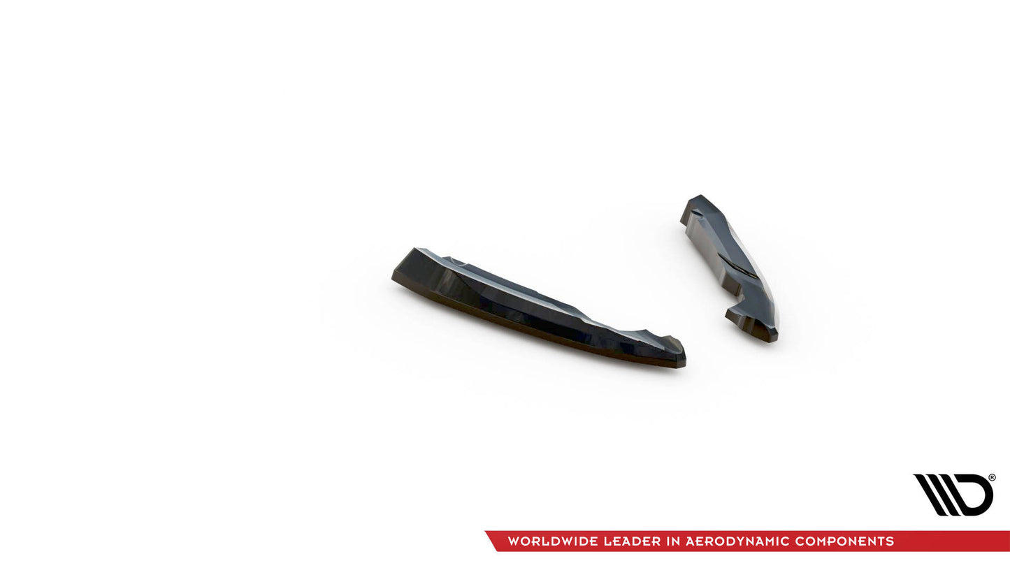 Maxton Heck Ansatz Flaps Diffusor V.2 für Ford Edge Mk2 schwarz Hochglanz