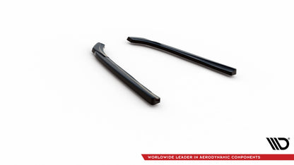 Maxton Heck Ansatz Flaps Diffusor für BMW 5er GT M-Paket F07 schwarz Hochglanz