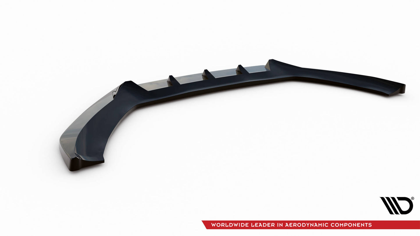 Maxton Front Ansatz V.1 für Audi A5 Coupe / Sportback 8T Facelift schwarz Hochglanz