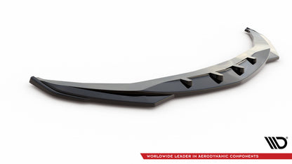 Maxton Front Ansatz V.2 für Alfa Romeo Giulia Sport schwarz Hochglanz