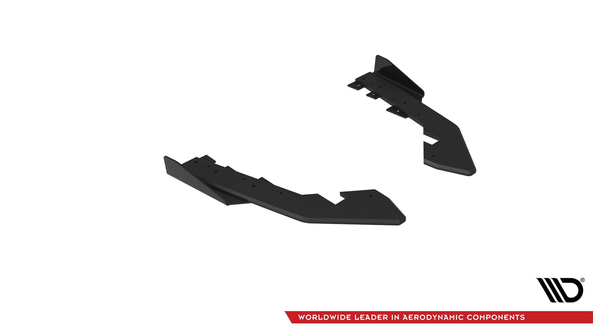 Maxton Street Pro Heck Ansatz Flaps Diffusor +Flaps für BMW 2 Coupe G42 schwarz Hochglanz