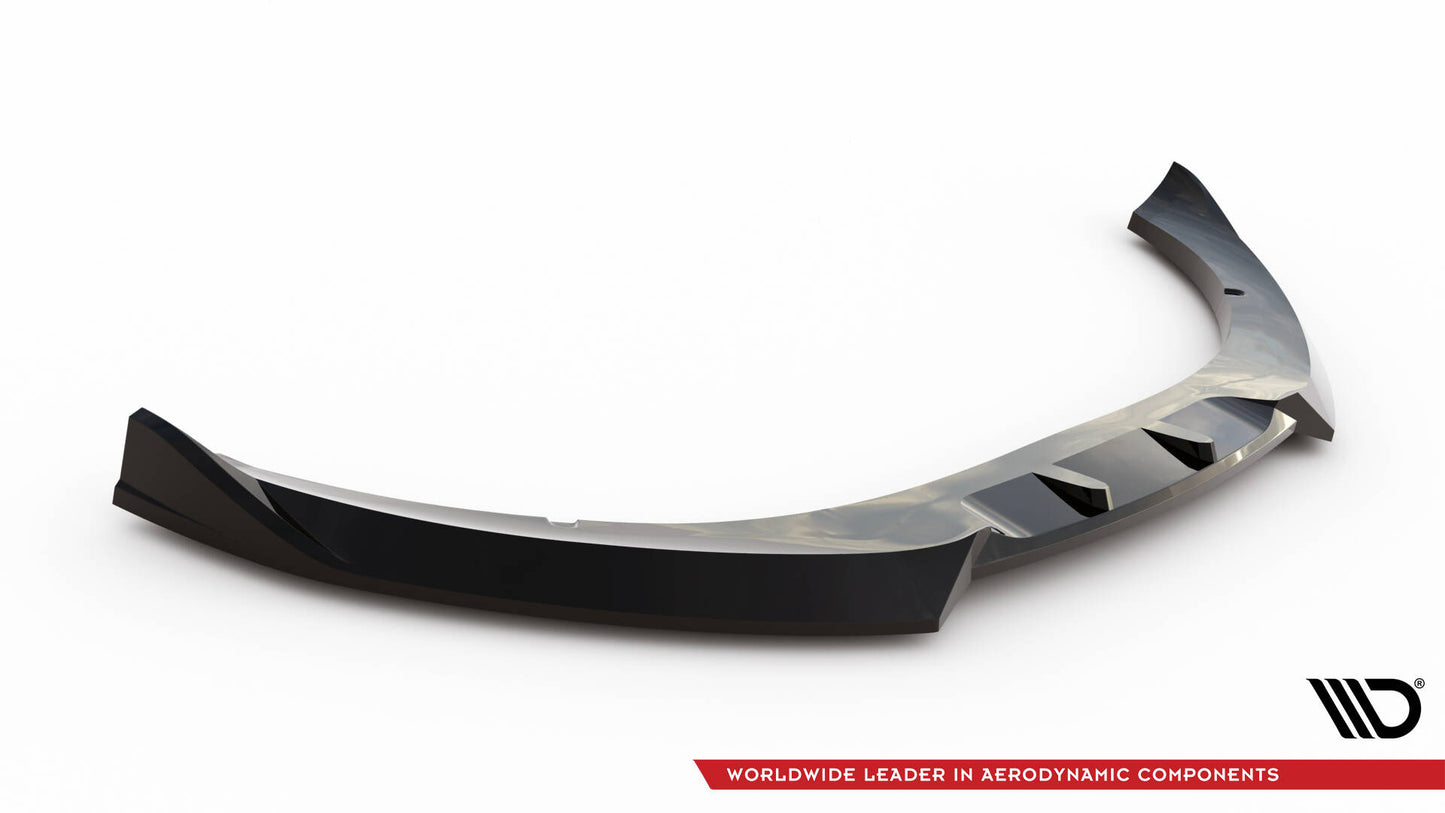 Maxton Front Ansatz V.3 für Audi TT 8J schwarz Hochglanz