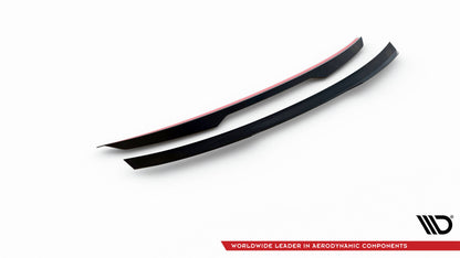 Maxton Spoiler CAP für Audi TT S / S-Line 8S schwarz Hochglanz