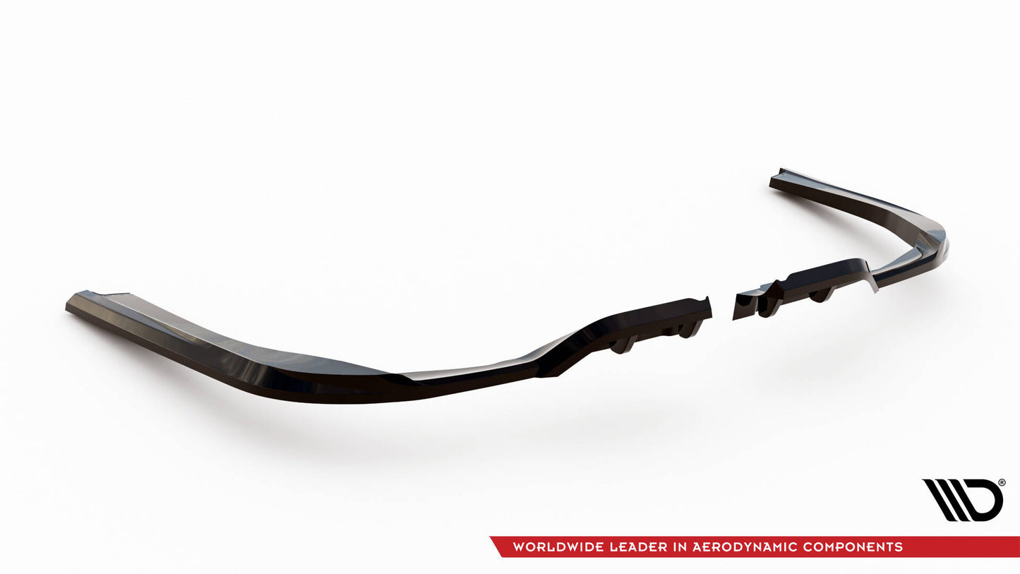 Maxton Mittlerer Diffusor Heck Ansatz DTM Look für BMW M760e G70 schwarz Hochglanz