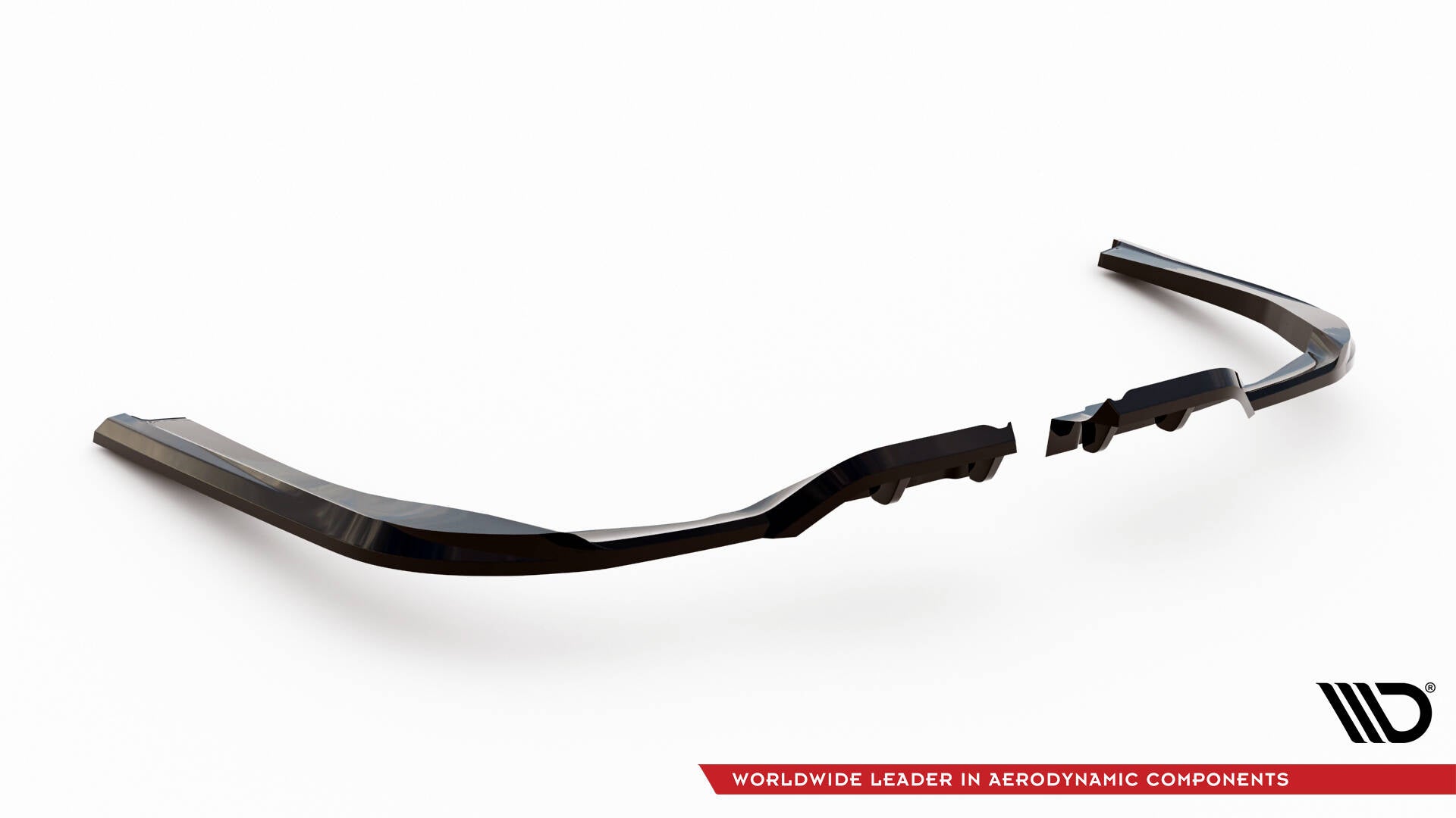 Maxton Mittlerer Diffusor Heck Ansatz DTM Look für BMW M760e G70 schwarz Hochglanz