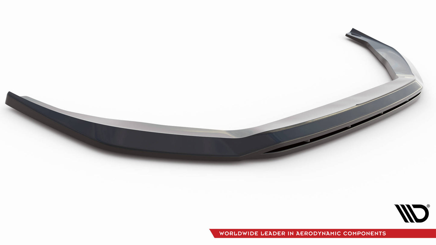 Maxton Front Ansatz V.1 für Audi S8 / A8 S-Line D5 schwarz Hochglanz