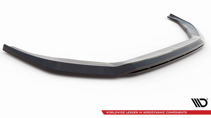 Maxton Front Ansatz V.1 für Audi S8 / A8 S-Line D5 schwarz Hochglanz