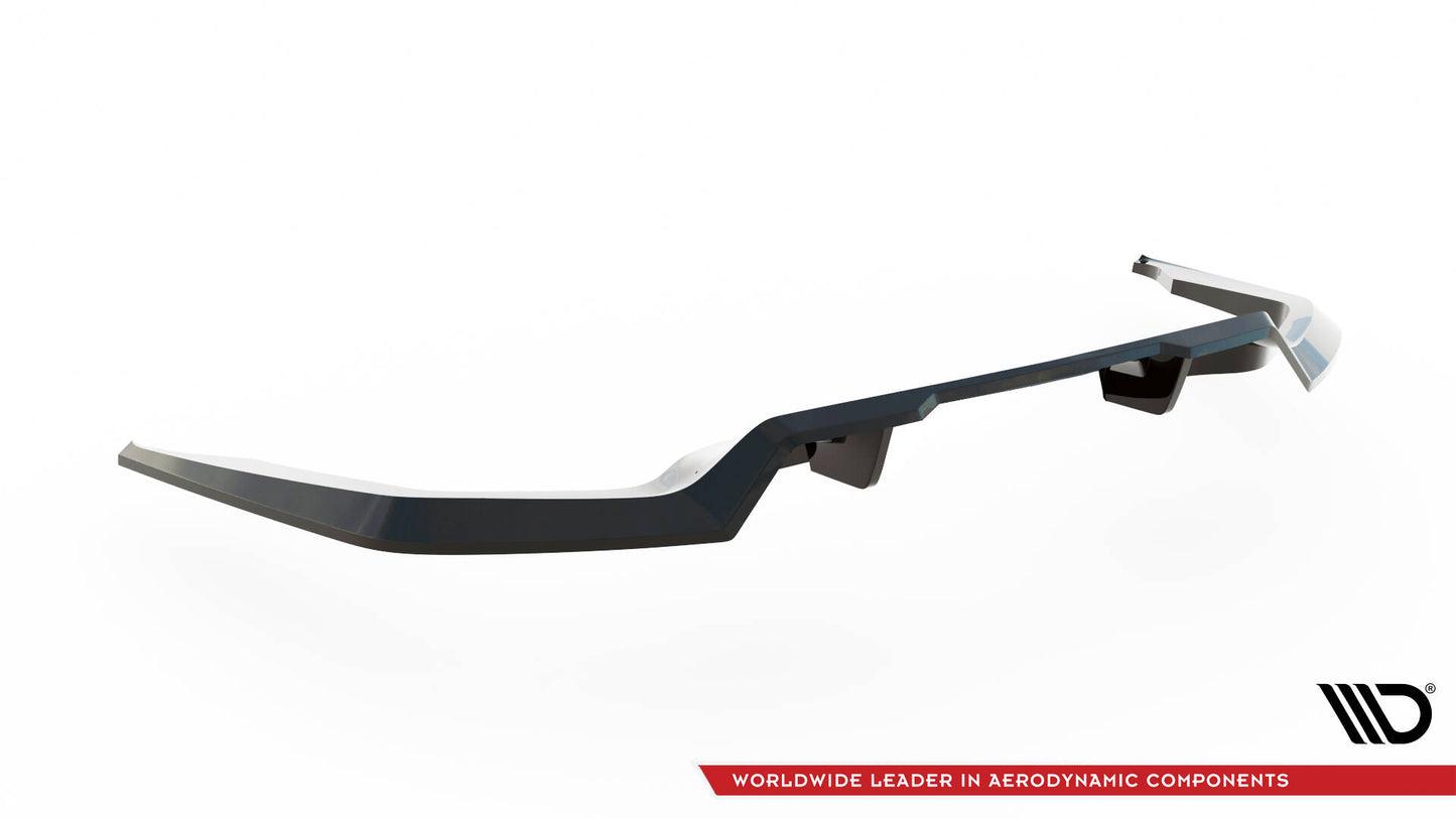 Maxton Mittlerer Diffusor Heck Ansatz DTM Look für Honda Civic SI Mk10 schwarz Hochglanz
