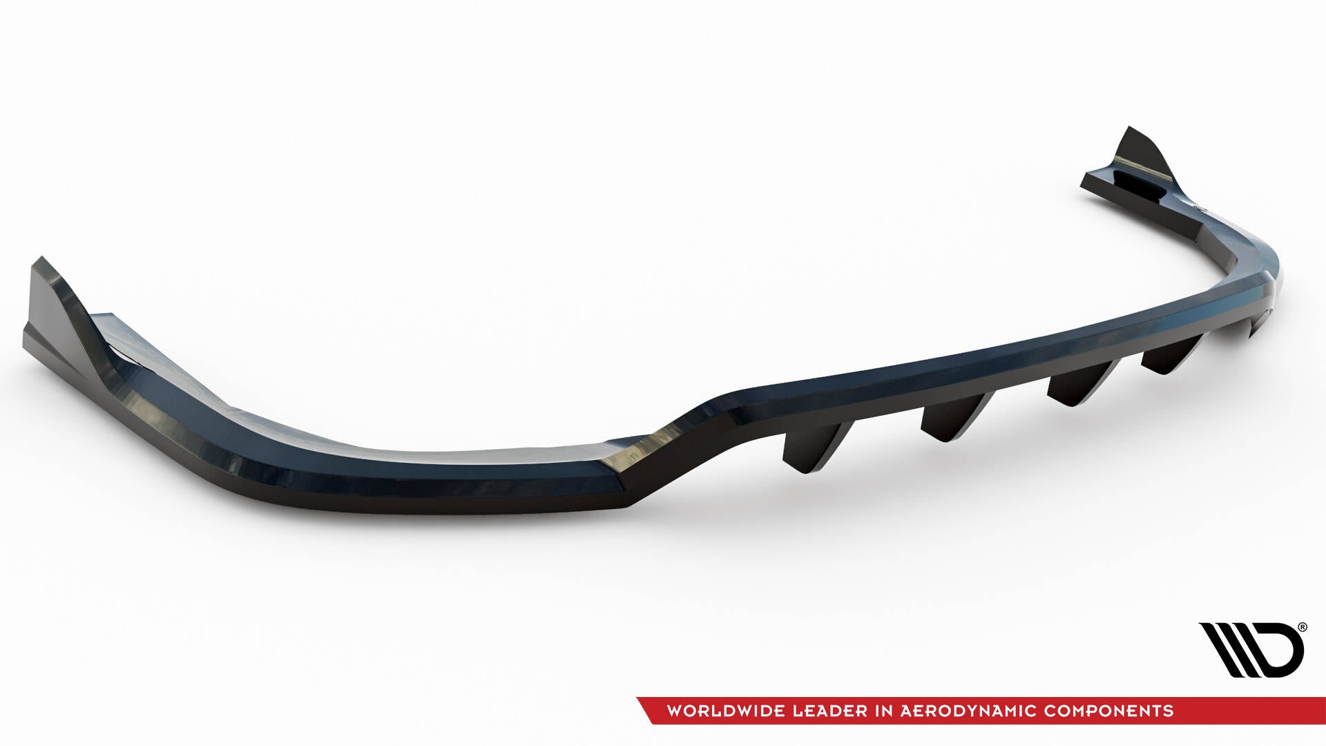 Maxton Mittlerer Diffusor Heck Ansatz DTM Look für BMW X5 M-Paket G05 schwarz Hochglanz