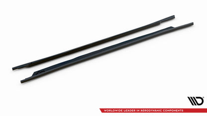 Maxton Seitenschweller Ansatz für Audi A3 8Y Carbon Look