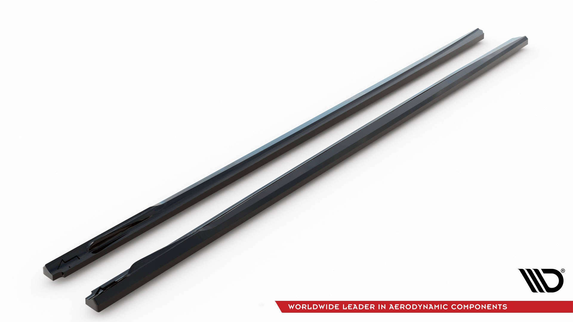 Maxton Seitenschweller Ansatz für BMW 3er M340i / M-Paket G20 / G21 Facelift schwarz Hochglanz