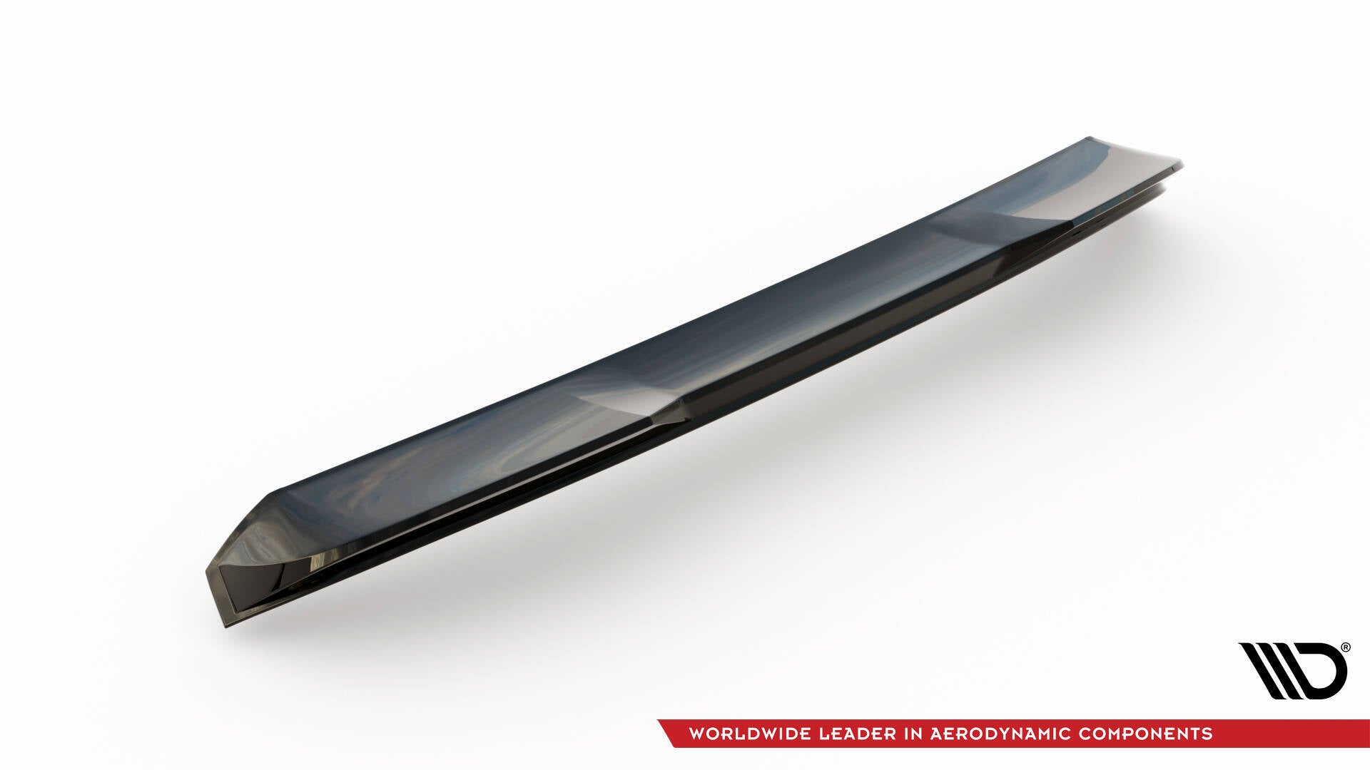 Maxton Höher Spoiler CAP für 3D Bentley Bentayga Mk1  schwarz Hochglanz