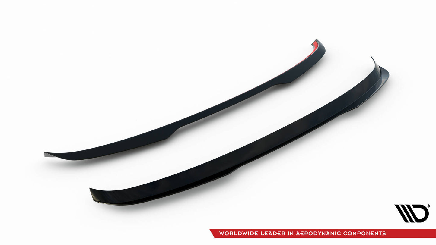 Maxton Spoiler CAP V.2 für BMW 5er Touring G31 schwarz Hochglanz