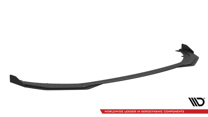 Maxton Street Pro Front Ansatz für +Flaps für + Flaps Kia Stinger GT / GT-Line / Standard Mk1 schwarz Hochglanz