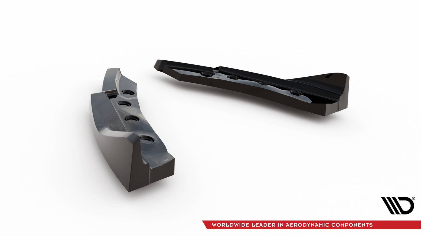 Maxton Heck Ansatz Flaps Diffusor für BMW Z4 M-Paket E89 Facelift schwarz Hochglanz