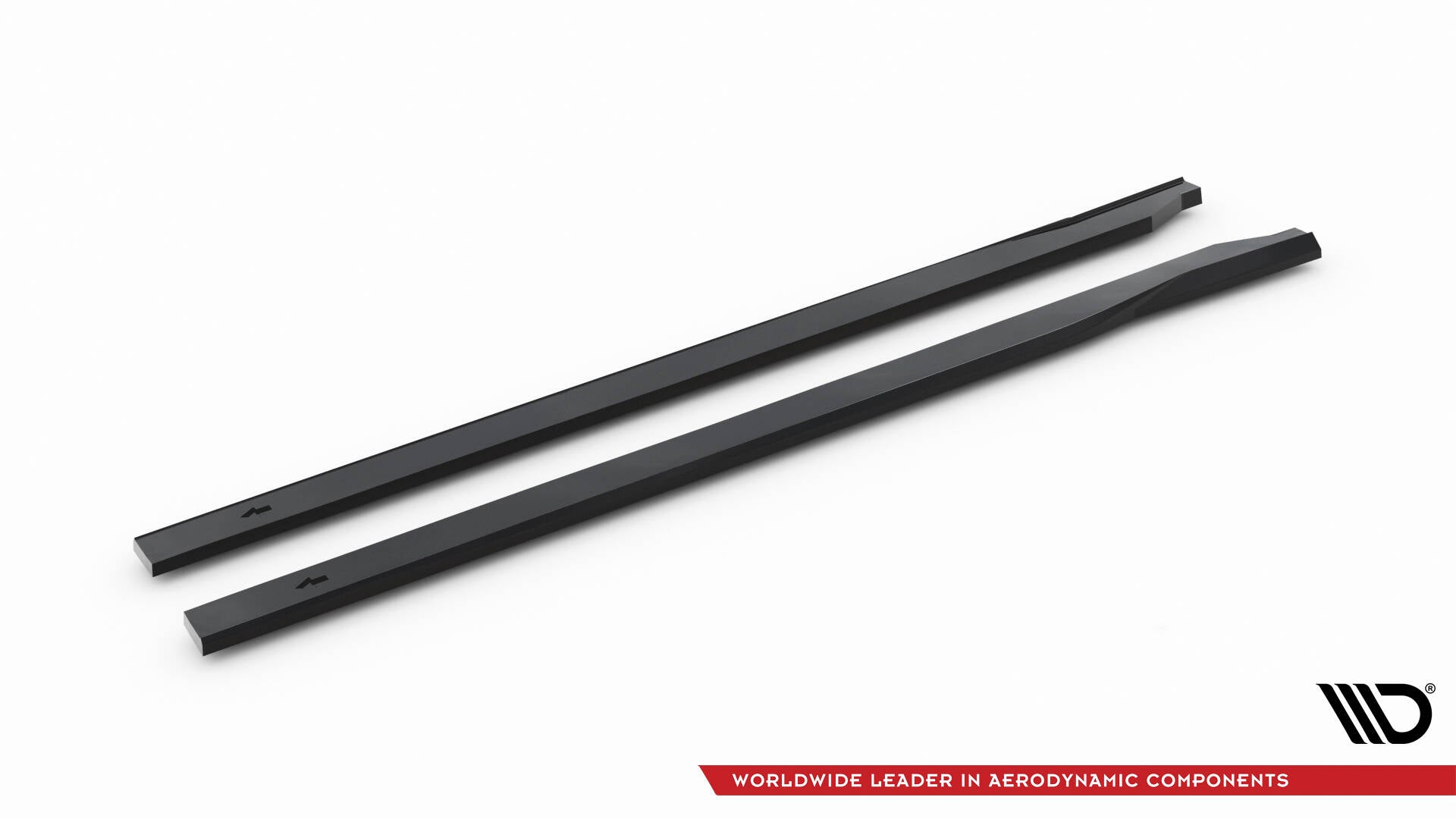 Maxton Seitenschweller Ansatz für Hyundai Kona N-line Mk2 schwarz Hochglanz