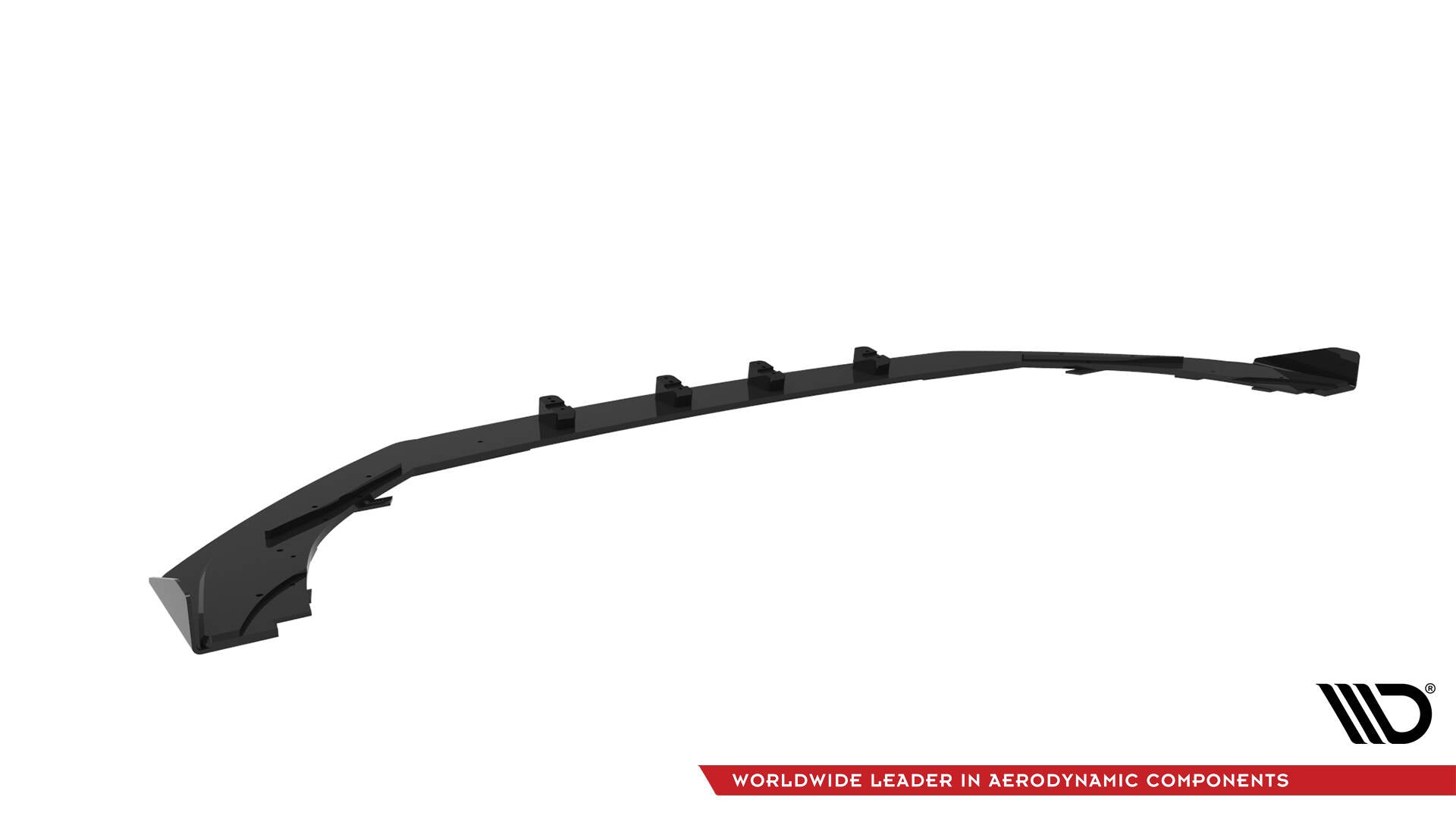 Maxton Street Pro Front Ansatz für +Flaps für V.1 + Flaps Audi RS3 Limousine 8V Facelift schwarz Hochglanz