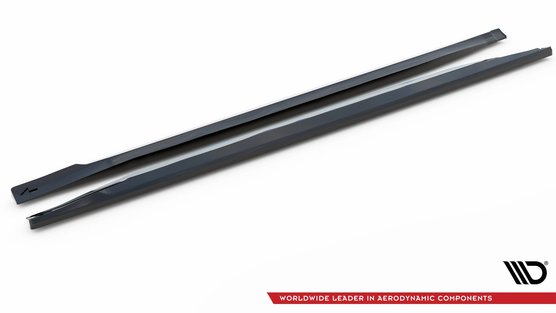 Maxton Seitenschweller Ansatz für Maserati Levante Mk1  schwarz Hochglanz