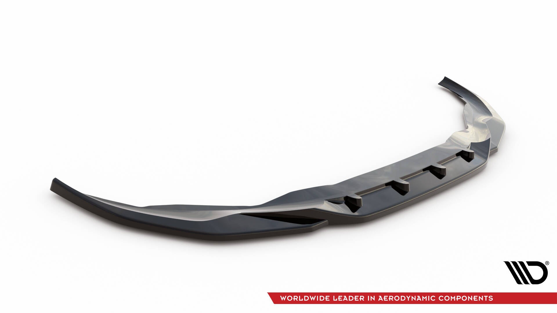 Maxton Front Ansatz V.3 für BMW 7 G11 M-Paket Facelift schwarz Hochglanz