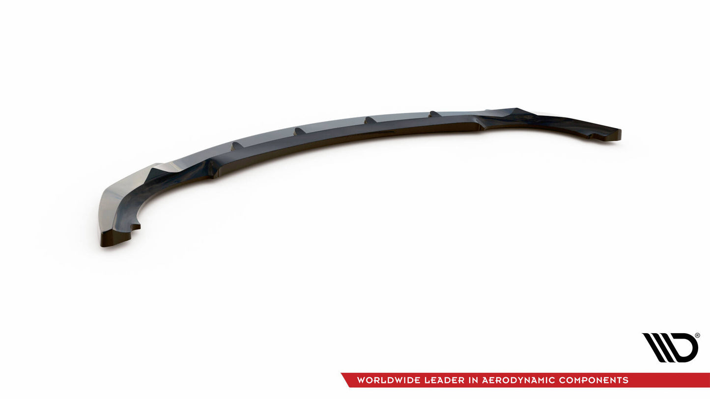 Maxton Front Ansatz V.1 für BMW 3er Coupe E46 schwarz Hochglanz