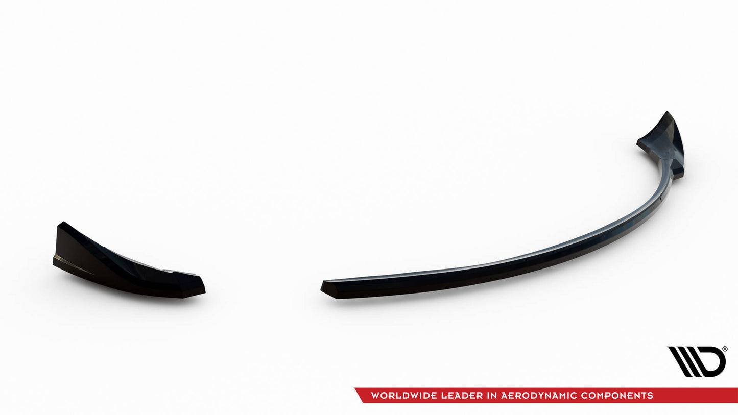 Maxton Heck Ansatz Flaps Diffusor für Audi TT 8J schwarz Hochglanz