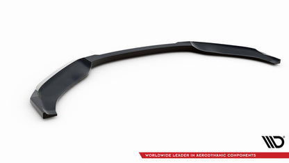 Maxton Front Ansatz V.1 für Audi TT S / S-Line 8S schwarz Hochglanz