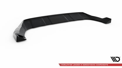Maxton Front Ansatz für Seat Ateca Mk1 schwarz Hochglanz