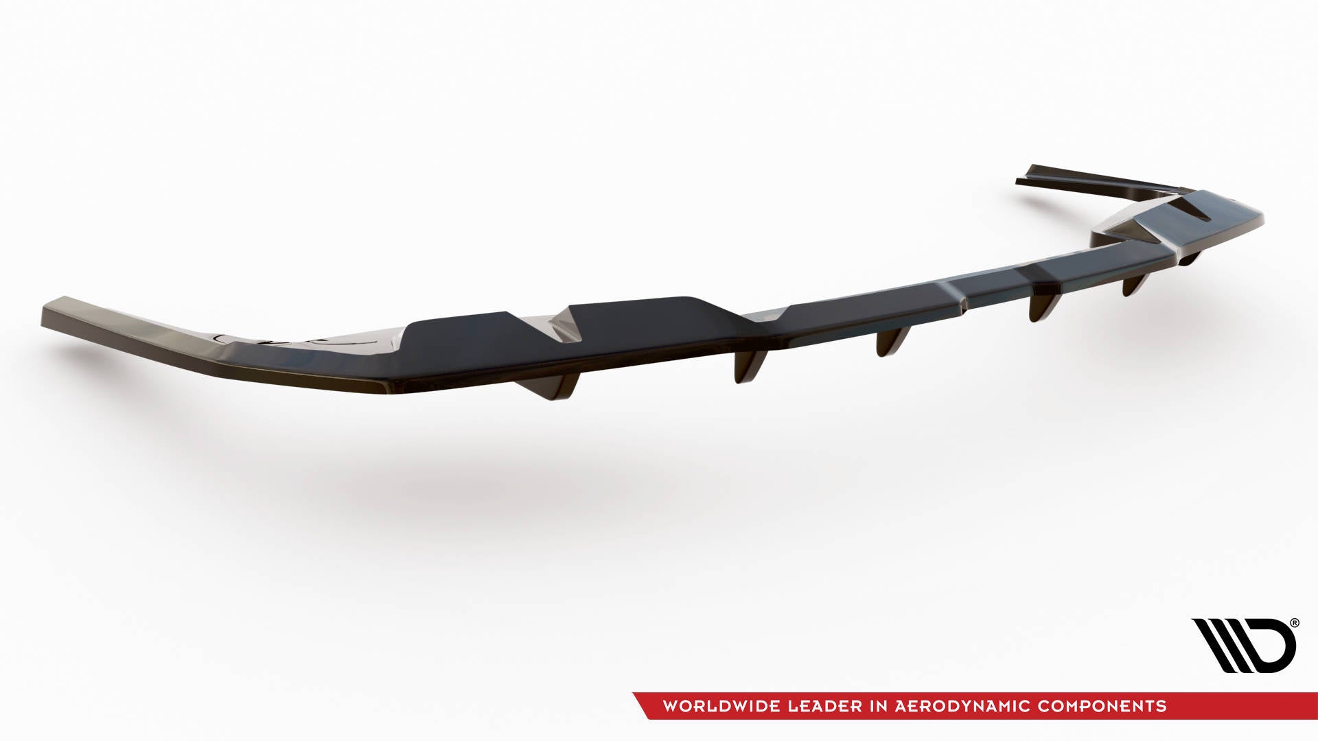 Maxton Mittlerer Diffusor Heck Ansatz DTM Look für V.1 BMW i4 M-Paket G26 schwarz Hochglanz