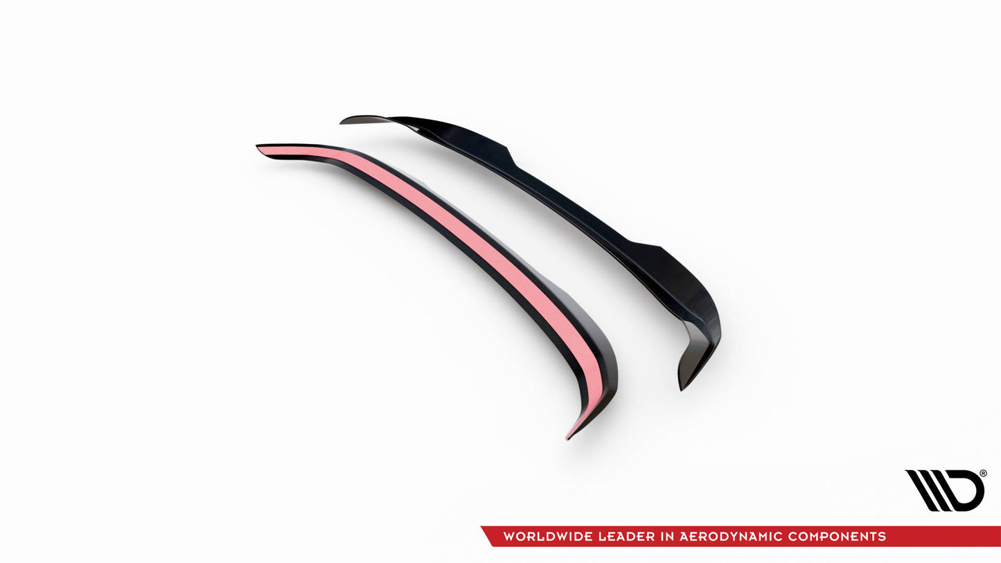 Maxton Höher Spoiler CAP für Honda Civic Sport Mk 10 schwarz Hochglanz