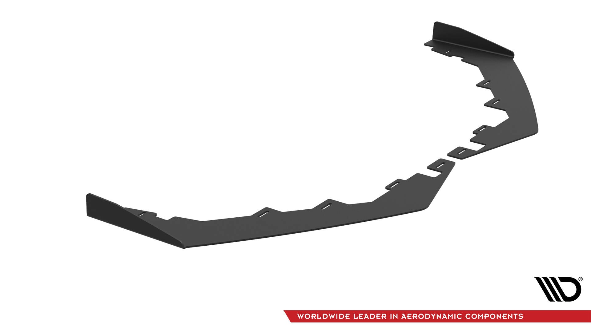 Maxton Front Flaps Audi S3 / A3 S-Line Limousine 8V schwarz Hochglanz