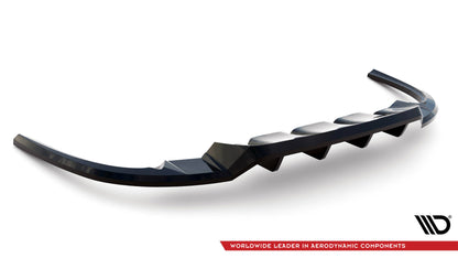 Maxton Mittlerer Diffusor Heck Ansatz DTM Look für Ford Mondeo ST-Line Mk4 Facelift schwarz Hochglanz