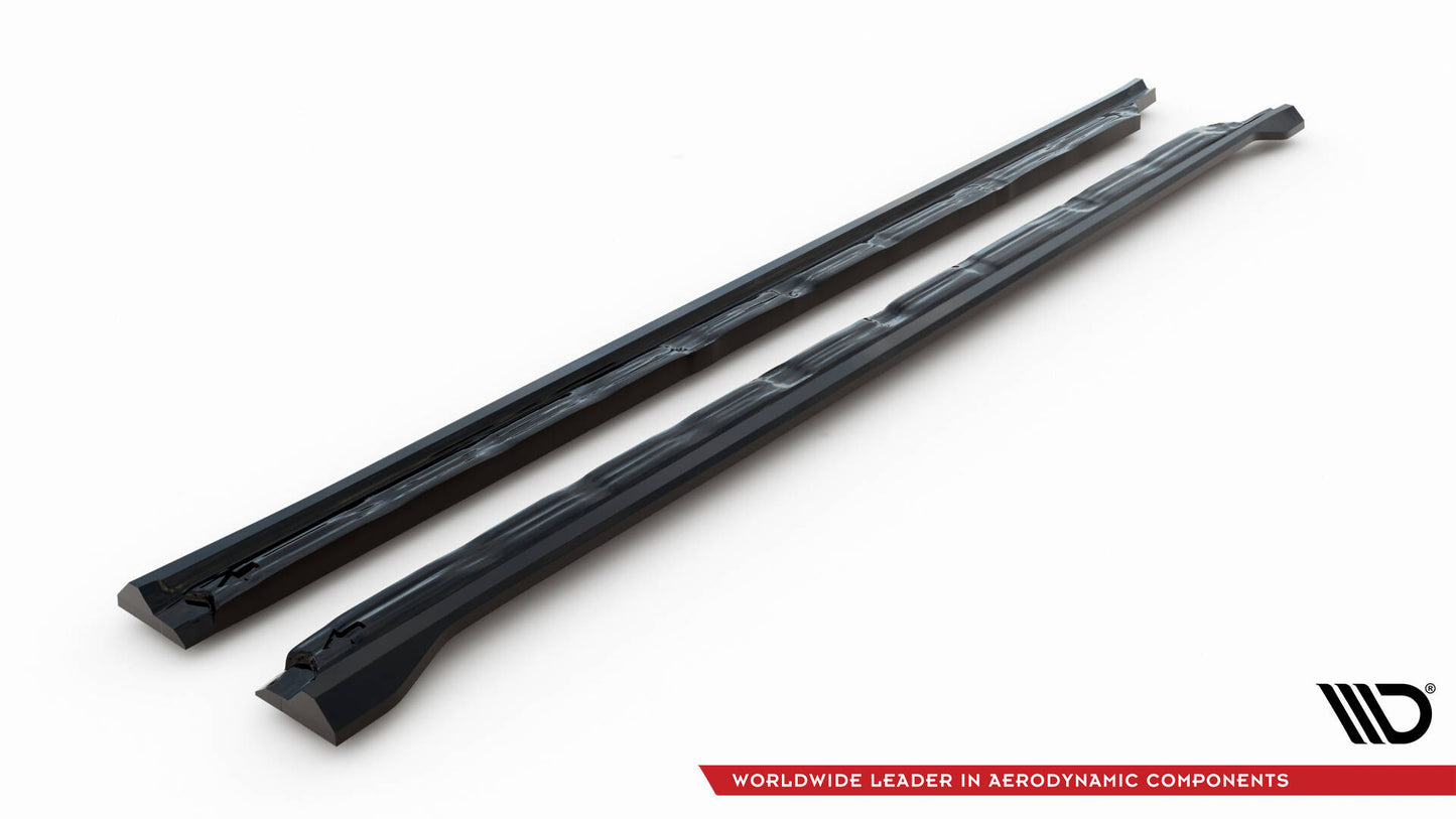 Maxton Seitenschweller Ansatz für V.2 für Cupra Formentor Mk1 schwarz Hochglanz