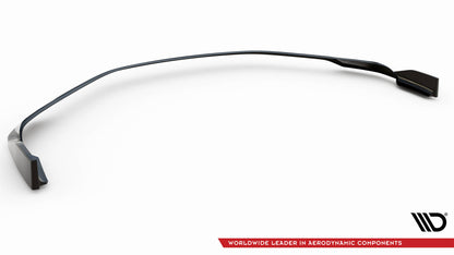 Maxton Front Ansatz für Porsche 911 Turbo S 992 schwarz Hochglanz