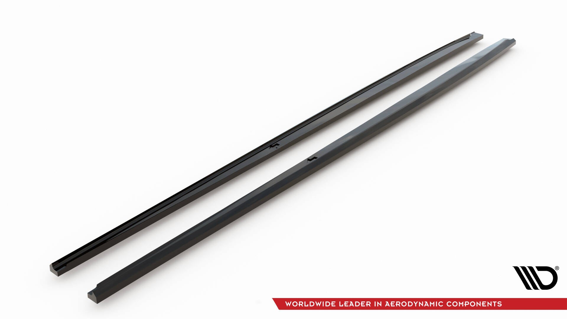 Maxton Seitenschweller Ansatz für Jaguar XE R-Sport X760 schwarz Hochglanz