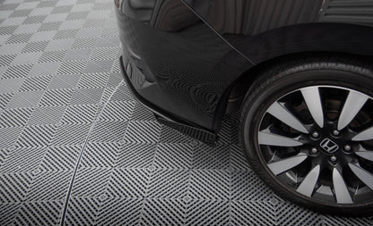 Maxton Street Pro Heck Ansatz Flaps Diffusor +Flaps für Honda Civic Mk10 schwarz Hochglanz