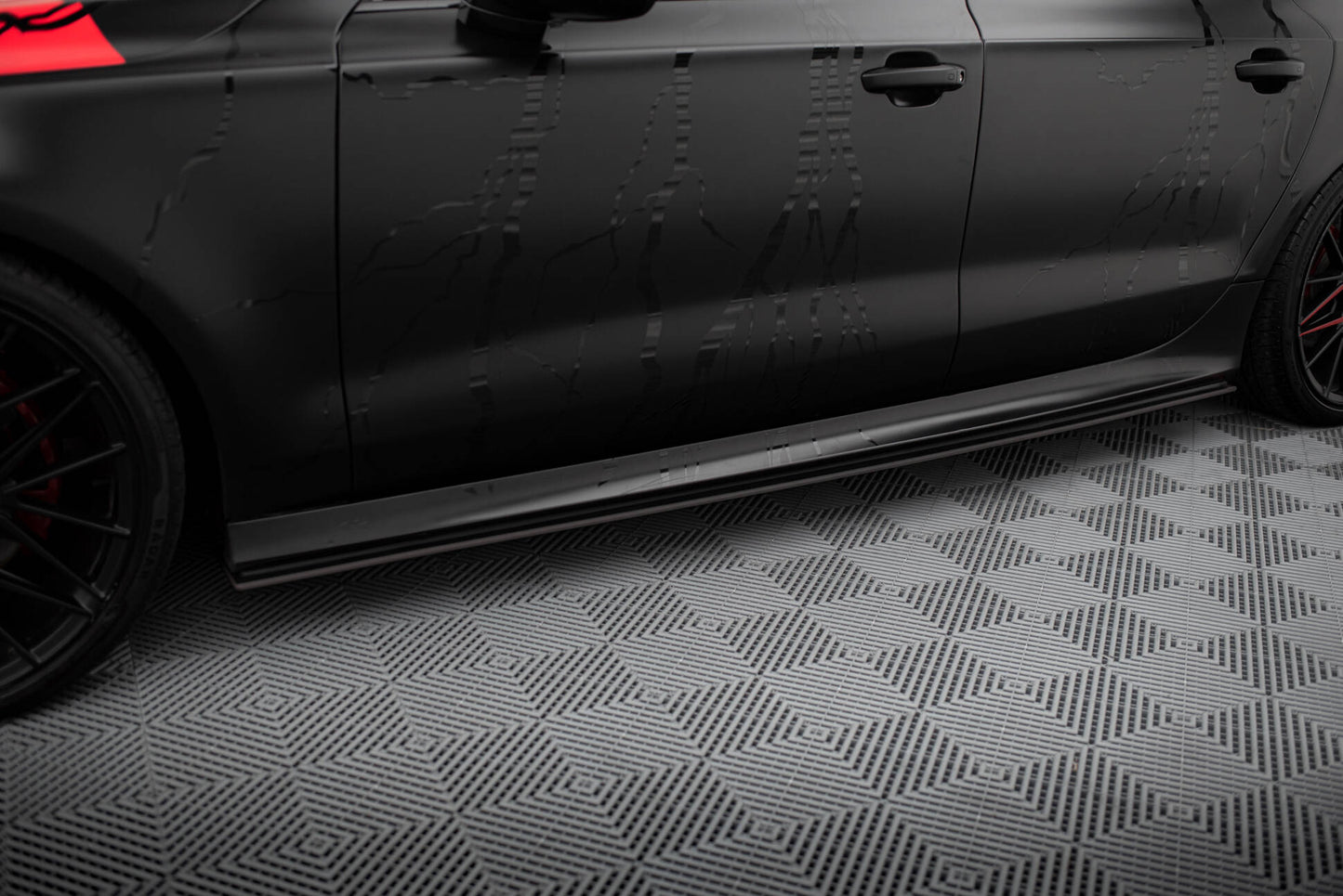 Maxton Street Pro Seitenschweller Ansatz für Audi A7 S-Line C7