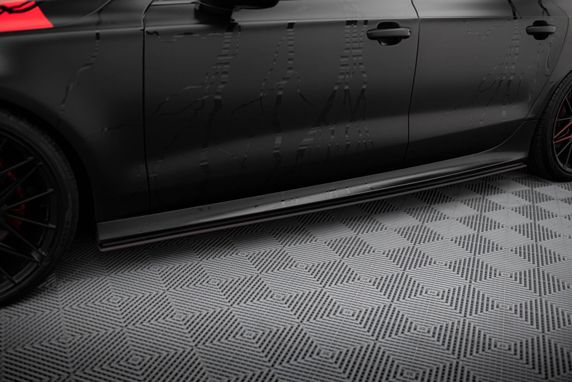 Maxton Street Pro Seitenschweller Ansatz für Audi A7 S-Line C7
