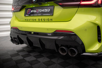 Maxton Diffusor Heck Ansatz V.3 für BMW 1er F40 M-Paket/ M135i (Doppelauspuffversion)
