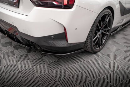 Maxton Heck Ansatz Flaps Diffusor V.2 für BMW 2 Coupe M-Paket G42 schwarz Hochglanz
