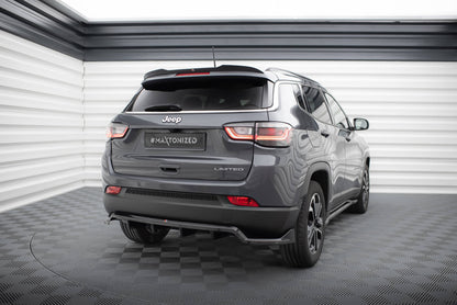 Maxton Spoiler CAP für Jeep Compass Limited Mk2 Facelift schwarz Hochglanz