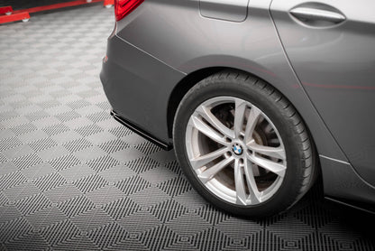Maxton Heck Ansatz Flaps Diffusor für BMW 5er GT M-Paket F07 schwarz Hochglanz